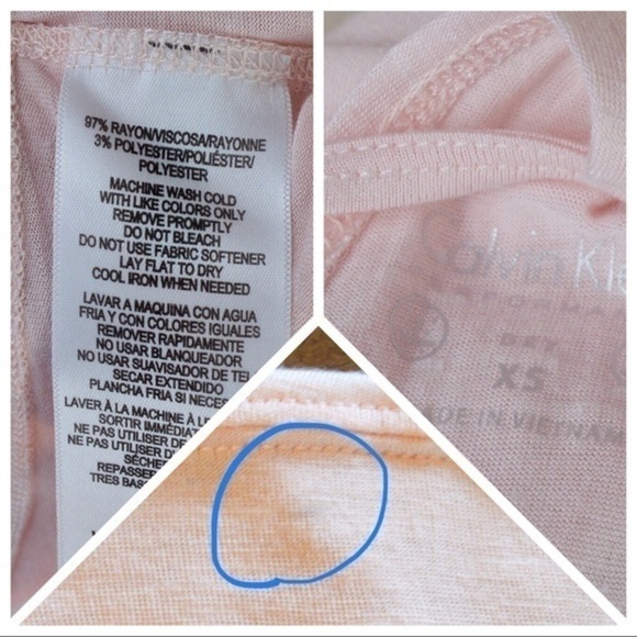 Calvin‎ Klein Oversize Lightweight Scoop Tee XS - Picture 7 of 8